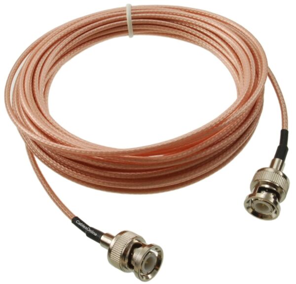 thumbnail image 2 of CablesOnline BNC Male To MCX Male 50 RG316 Coax Low Loss Jumper RF Cable 2 of 5