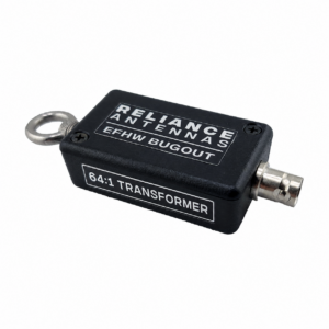 EFHW 64:1 EFHW 40-10M Antenna - Black