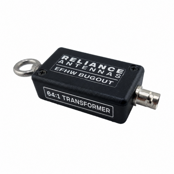 EFHW 64:1 EFHW 40-10M Antenna - Black